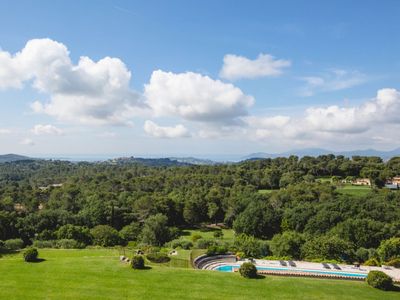 Castle on the heights of Cannes