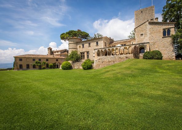 Castle on the heights of Cannes