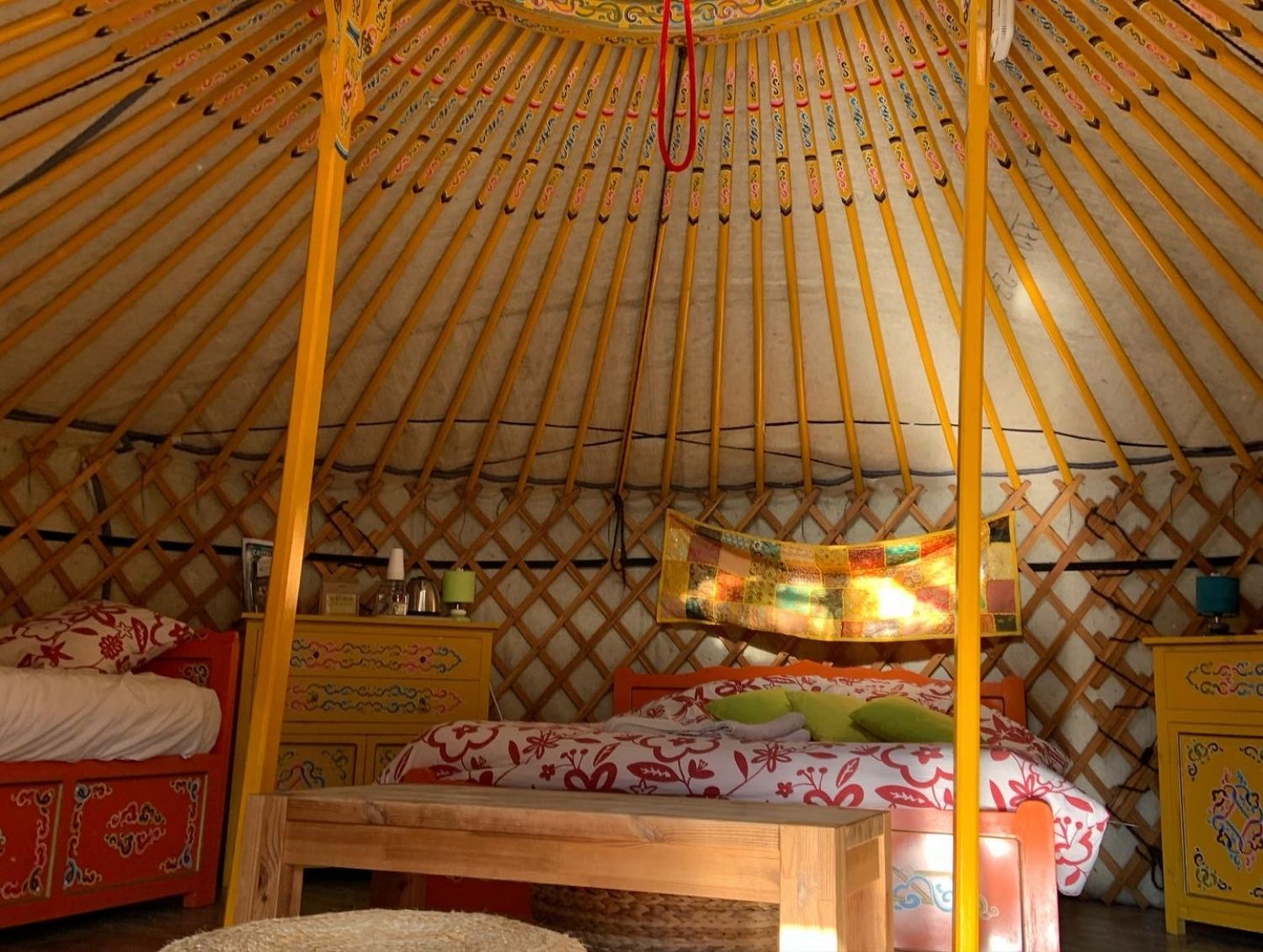 Chalet and yurt nature area