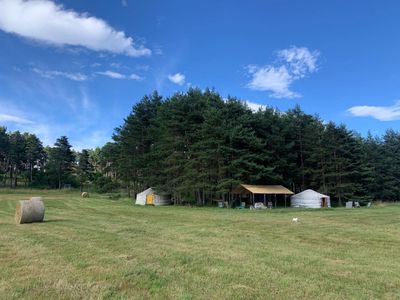 Chalet and yurt nature area