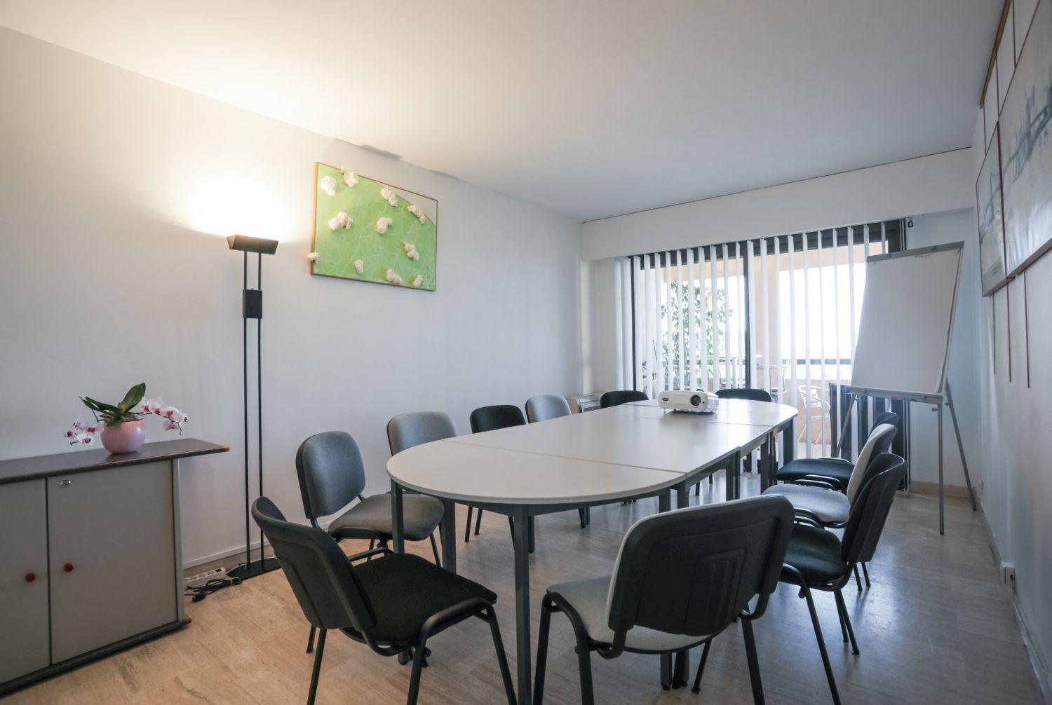 Sea-View Meeting Room Cannes – Terrace, Events up to 20 Guests

