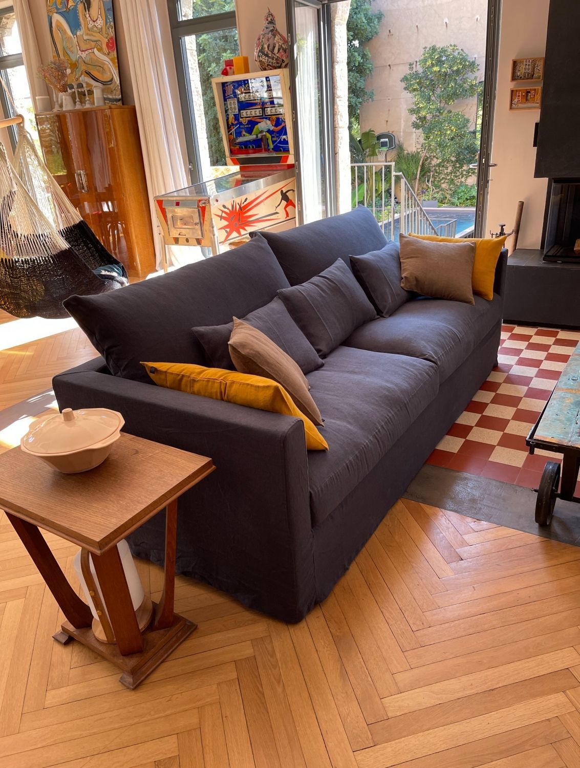 Loft in a 1925 house with garden