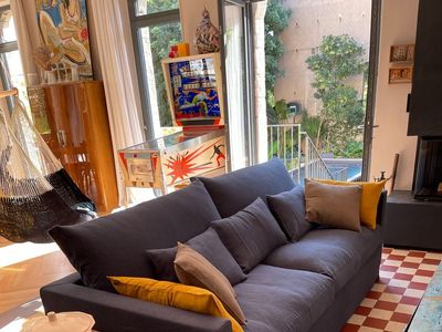 Creative Loft with Garden in Cannes – Events up to 25 Guests
