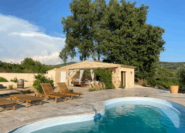 Provencal bastidon with swimming pool