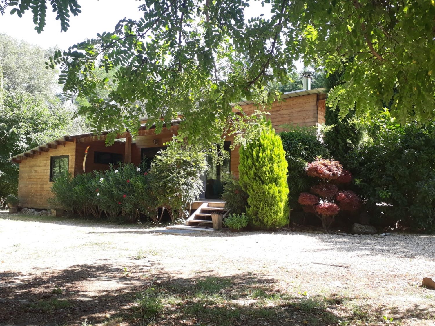 Chalet surrounded by nature