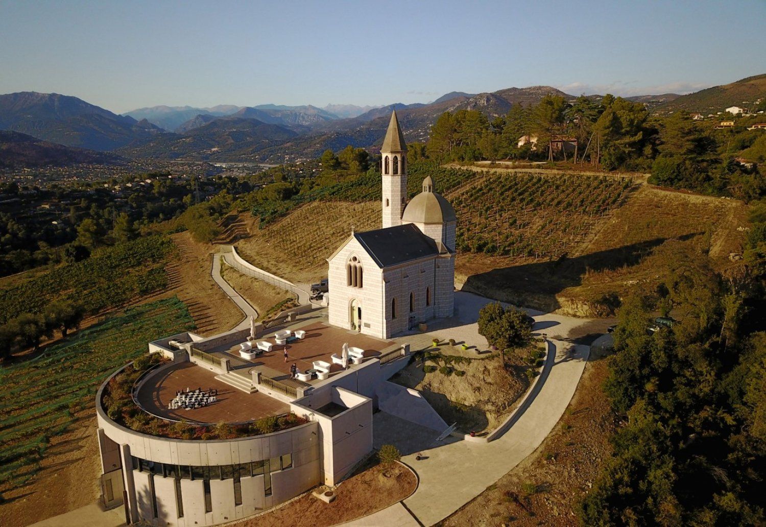 Château Event Venue in Nice with Panoramic Sea & Mountain Views