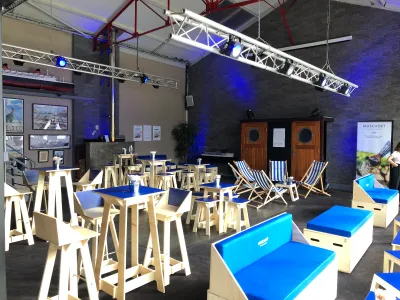 Modern Seine-Side Loft with Eiffel Tower Views | Paris Event Venue