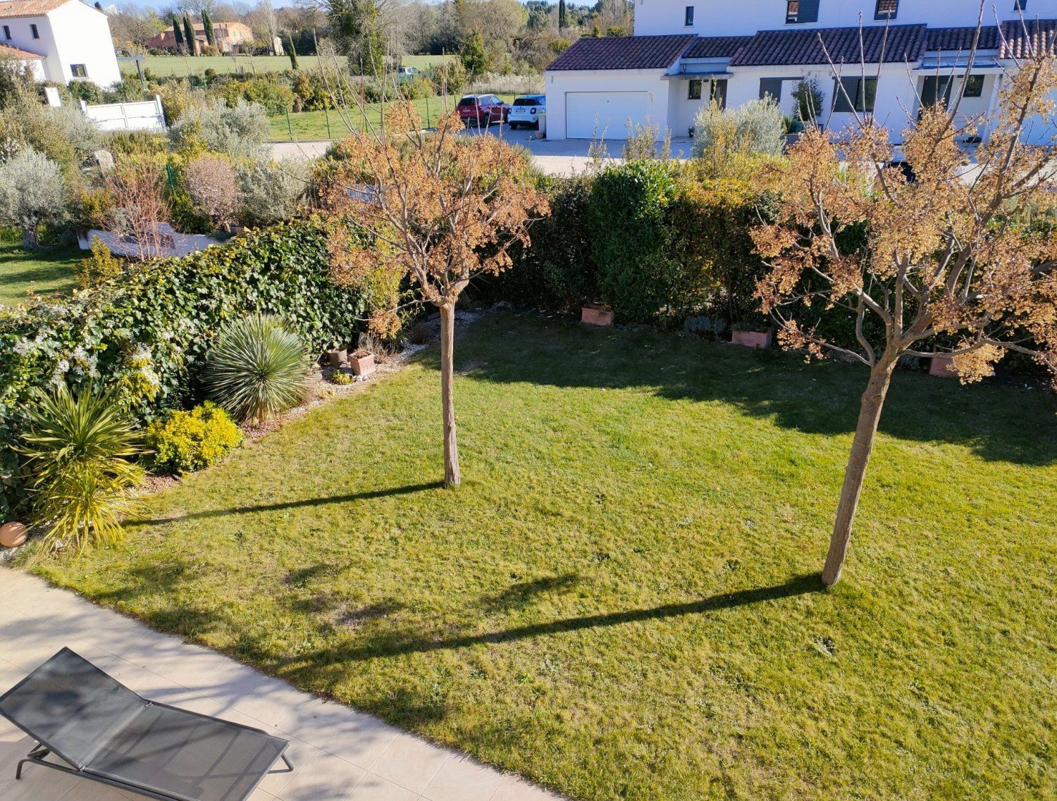 Garden with swimming pool