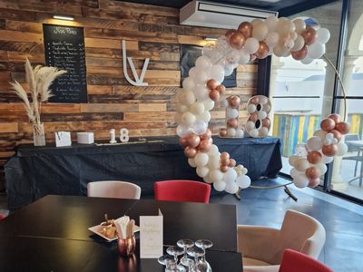 Restaurant facing the sea