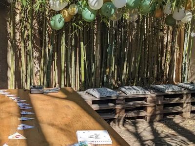 Room with tree-lined terrace in the heart of Nîmes