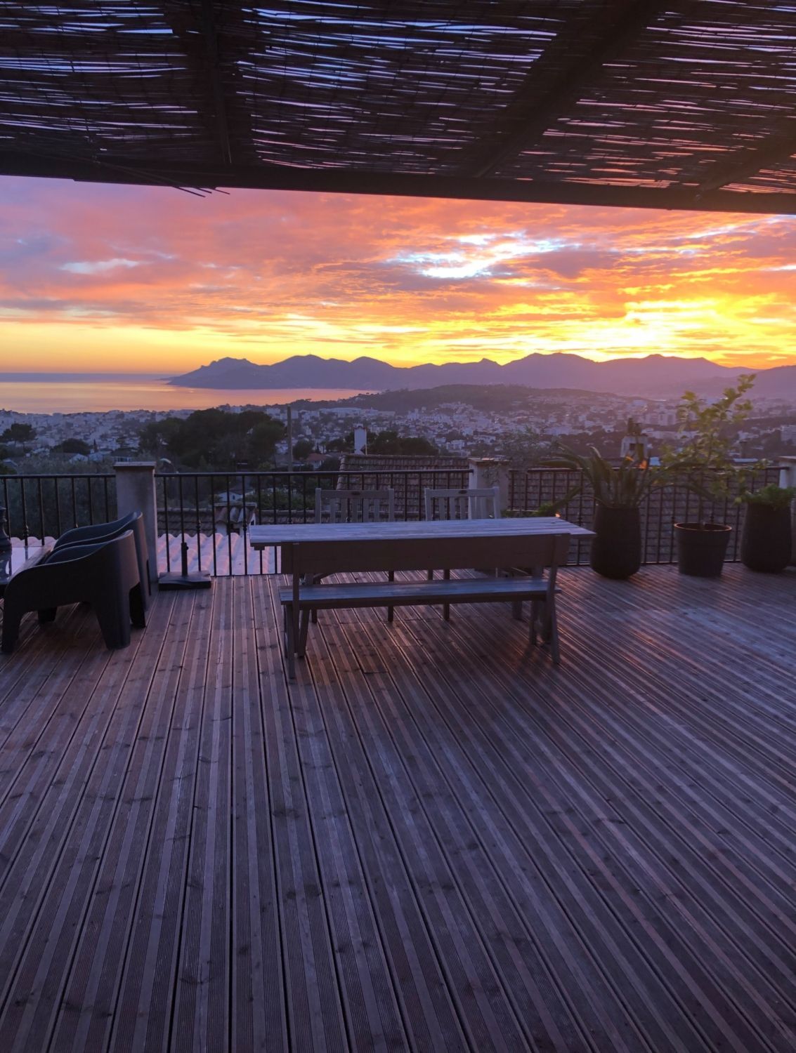 Terrasse vue mer