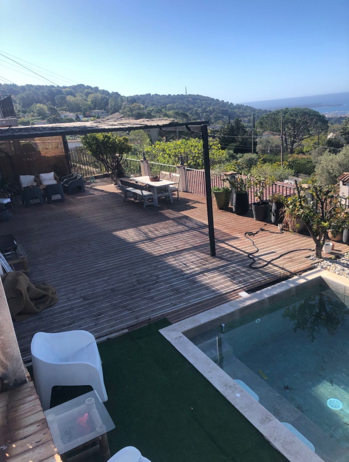 Terrasse vue mer