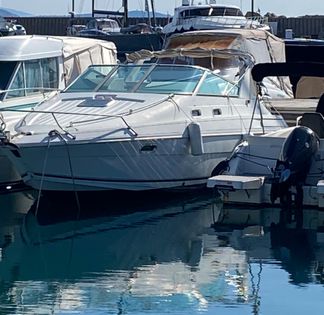 Twin-engine boat Jeanneau Yarding 27 feet, 410 HP inboard