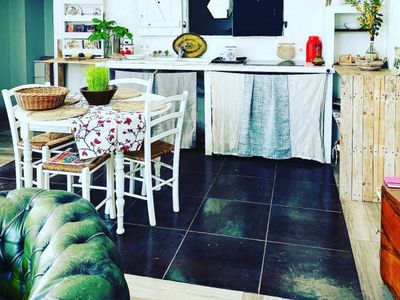 Ground floor of a Nice house with garden