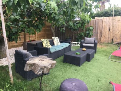 Bucolic garden between port and sea