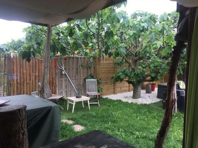 Bucolic garden between port and sea