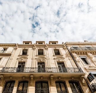 Big Building With Rooftop