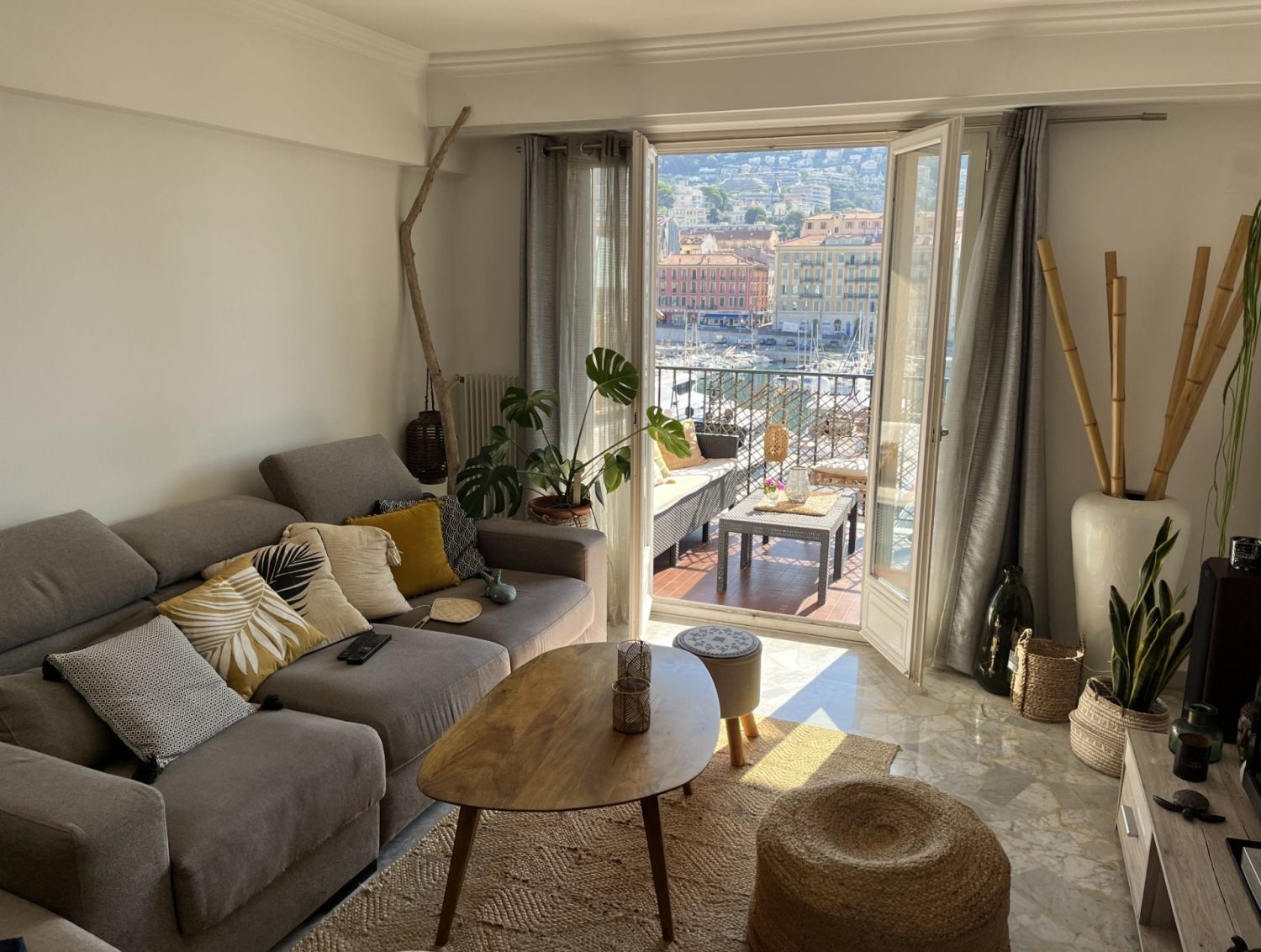 Appartement Port de Nice, vue mer