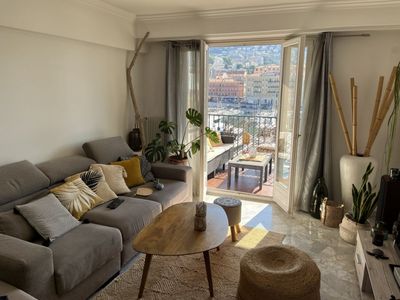 Appartement Port de Nice, vue mer