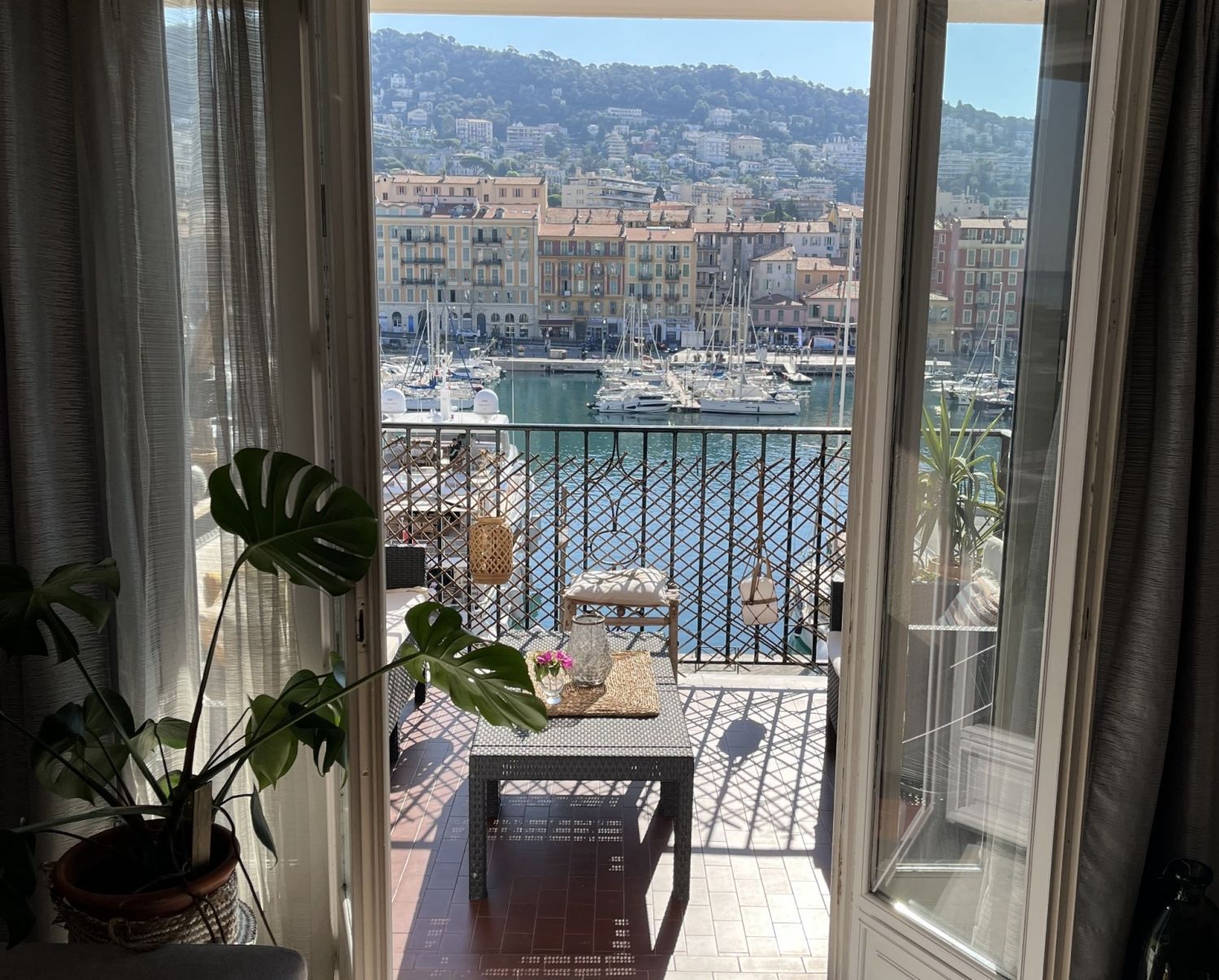 Appartement Port de Nice, vue mer