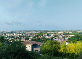 Roof top terrace, Toulouse view