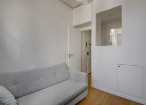 Haussmannian apartment with balcony and Eiffel Tower view