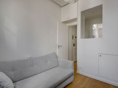 Haussmannian apartment with balcony and Eiffel Tower view