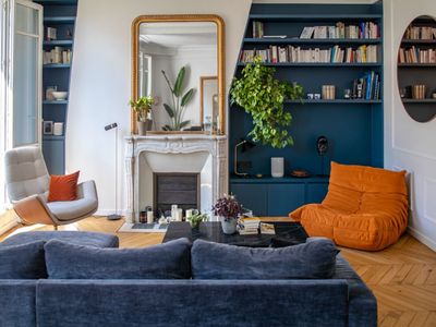 Appartement haussmannien avec vue sur la Tour Eiffel