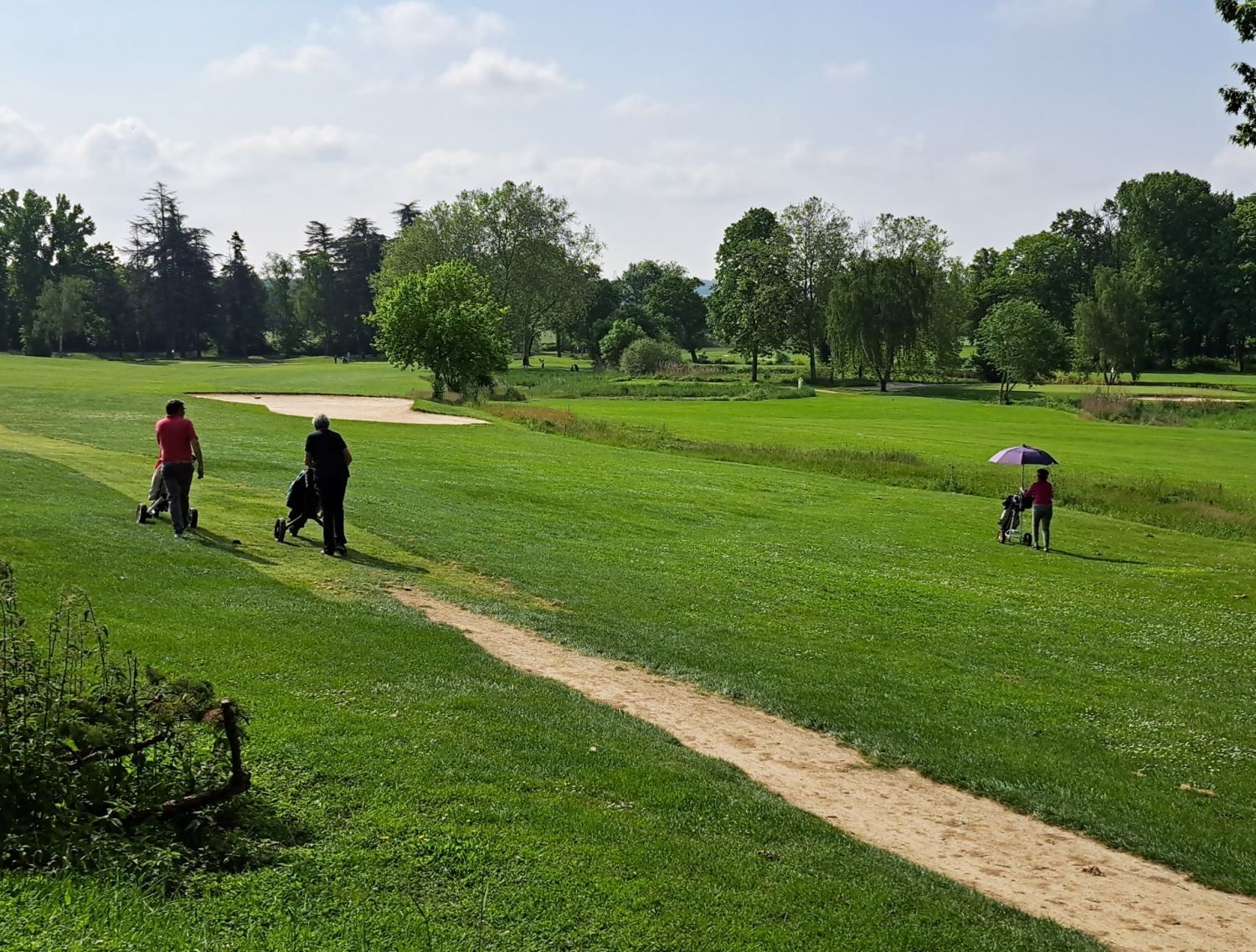 Friendly sousplex on a Dombes golf course
