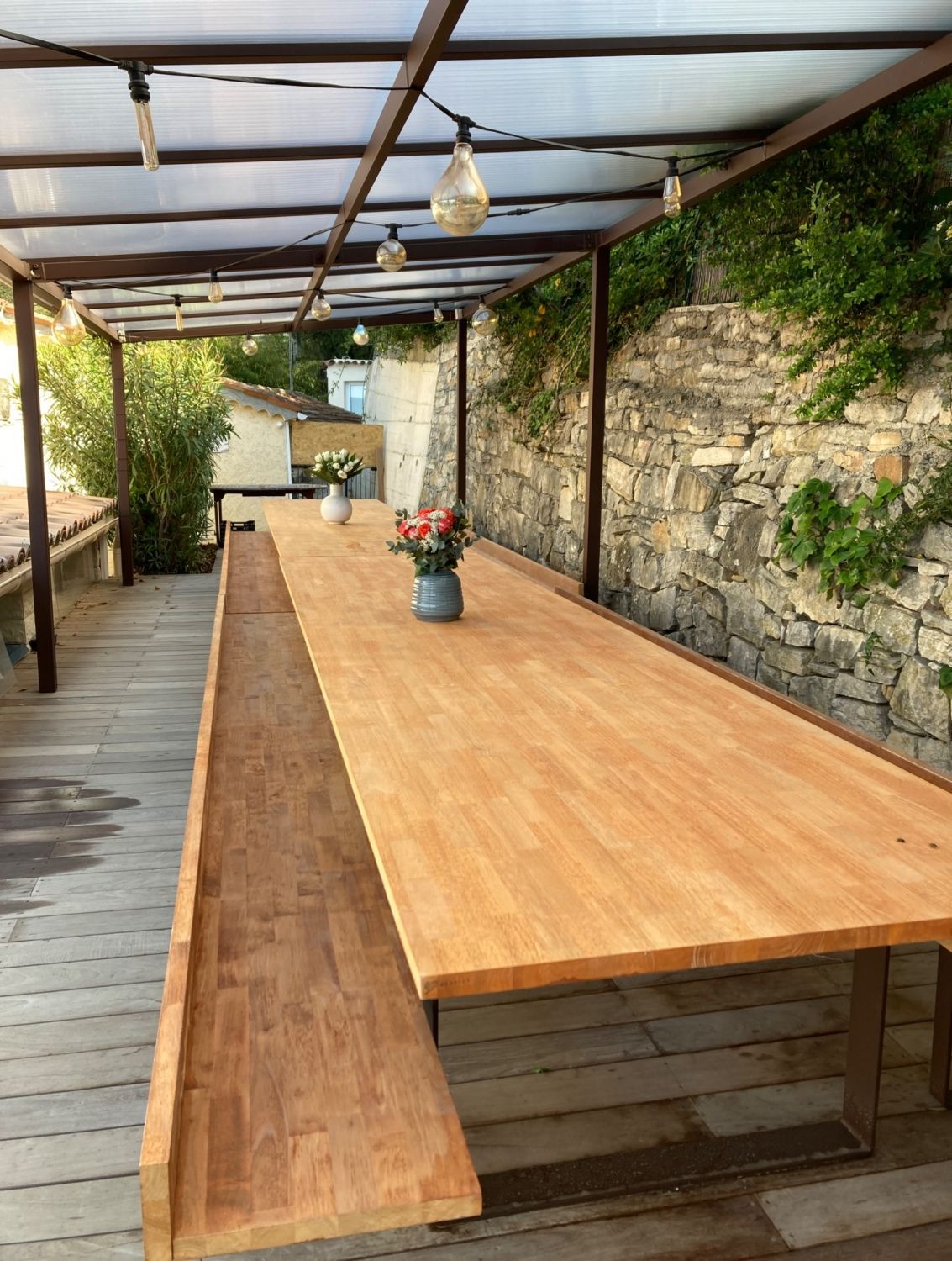 Terrace 200 m² sea view