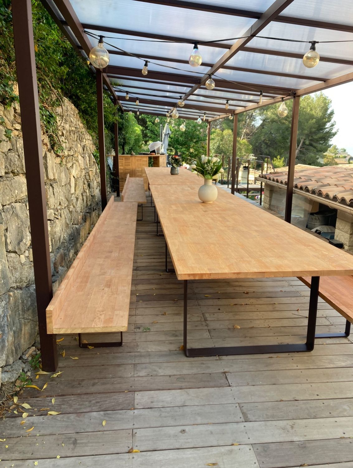 Terrace 200 m² sea view