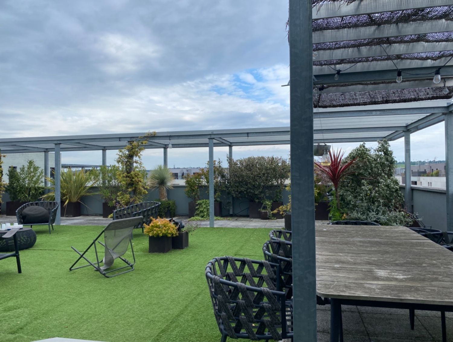 Terrasse 150 m²