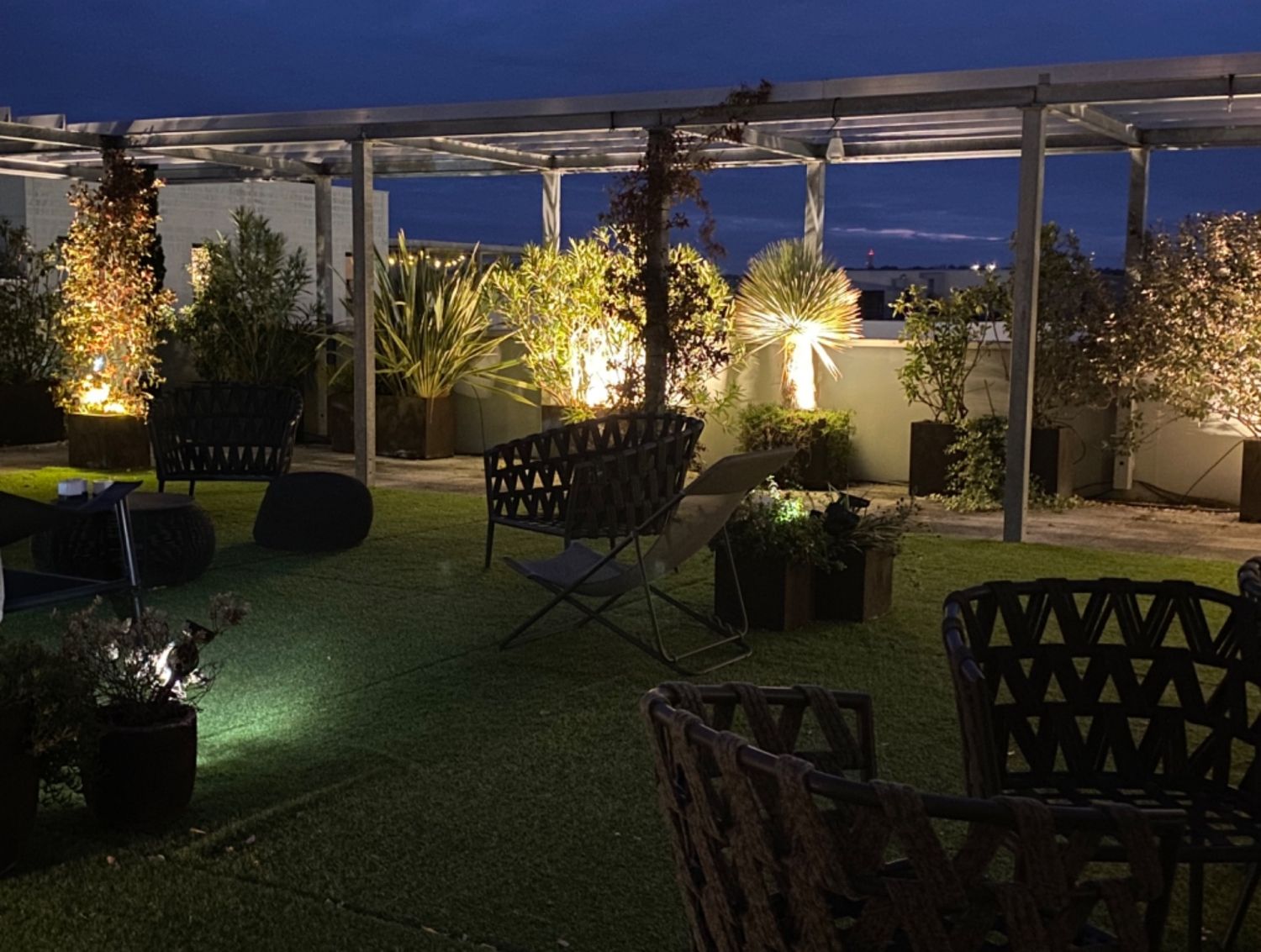 Terrasse 150 m²
