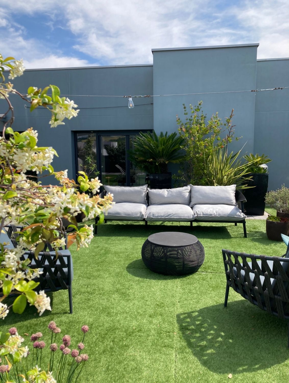 Terrasse 150 m²