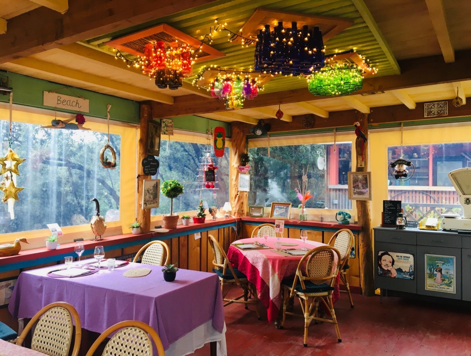 Petit restaurant intimiste sur les hauteurs d'Aniane 