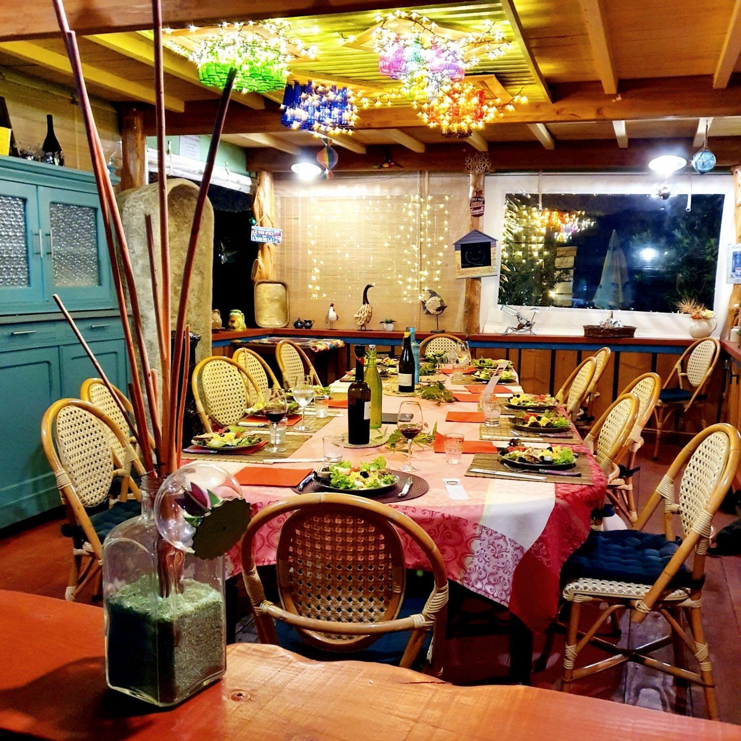 Petit restaurant intimiste sur les hauteurs d'Aniane 