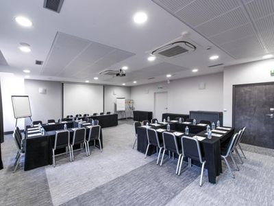 Restaurant and terrace overlooking the bay of Nice