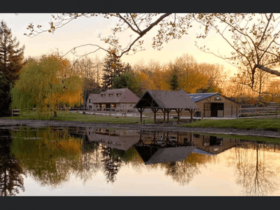 Burgundian Farmhouse Venue with Pond & Stables | Available Spring 2024