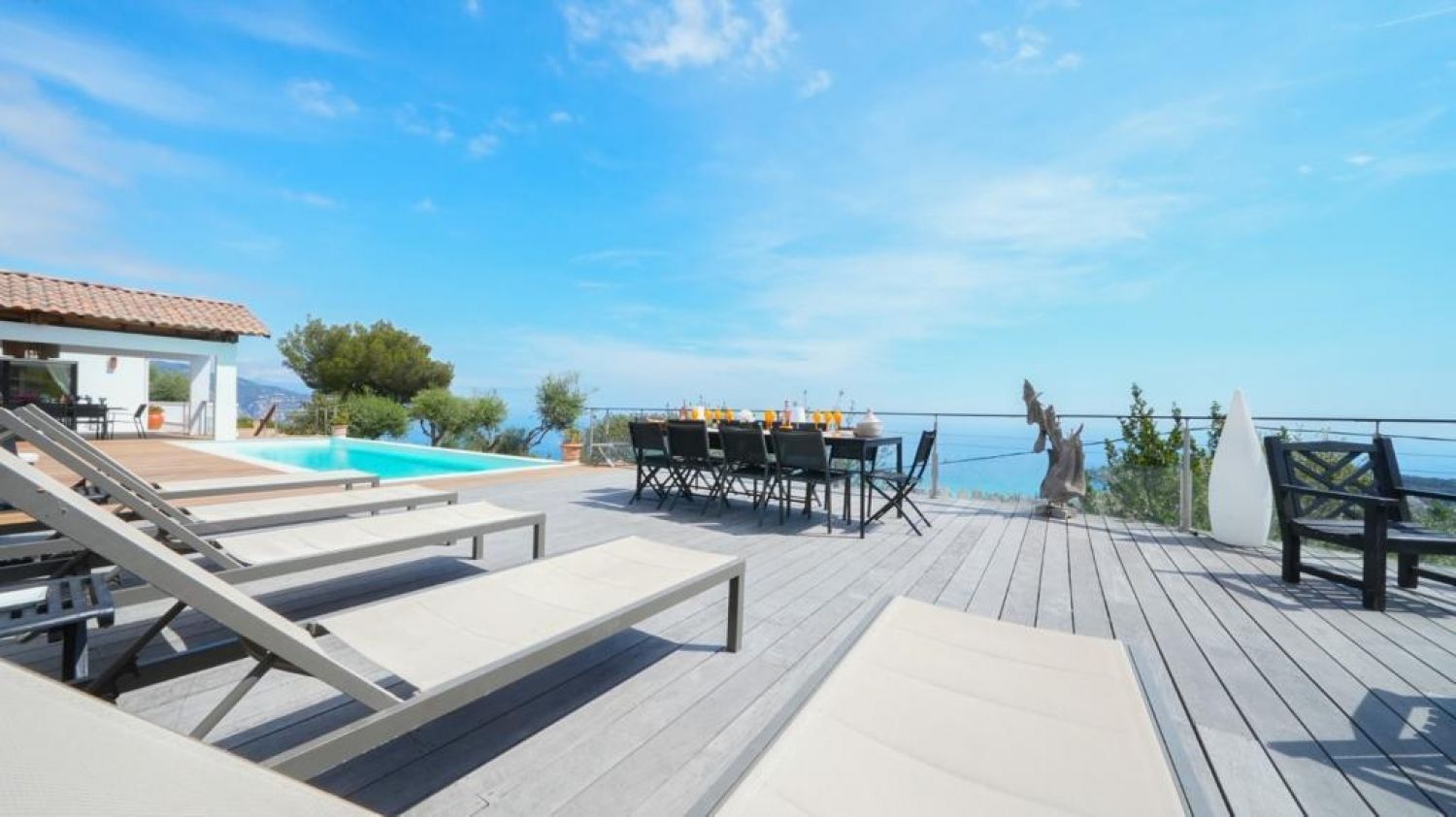 Villa vue mer à 5 km de Monaco