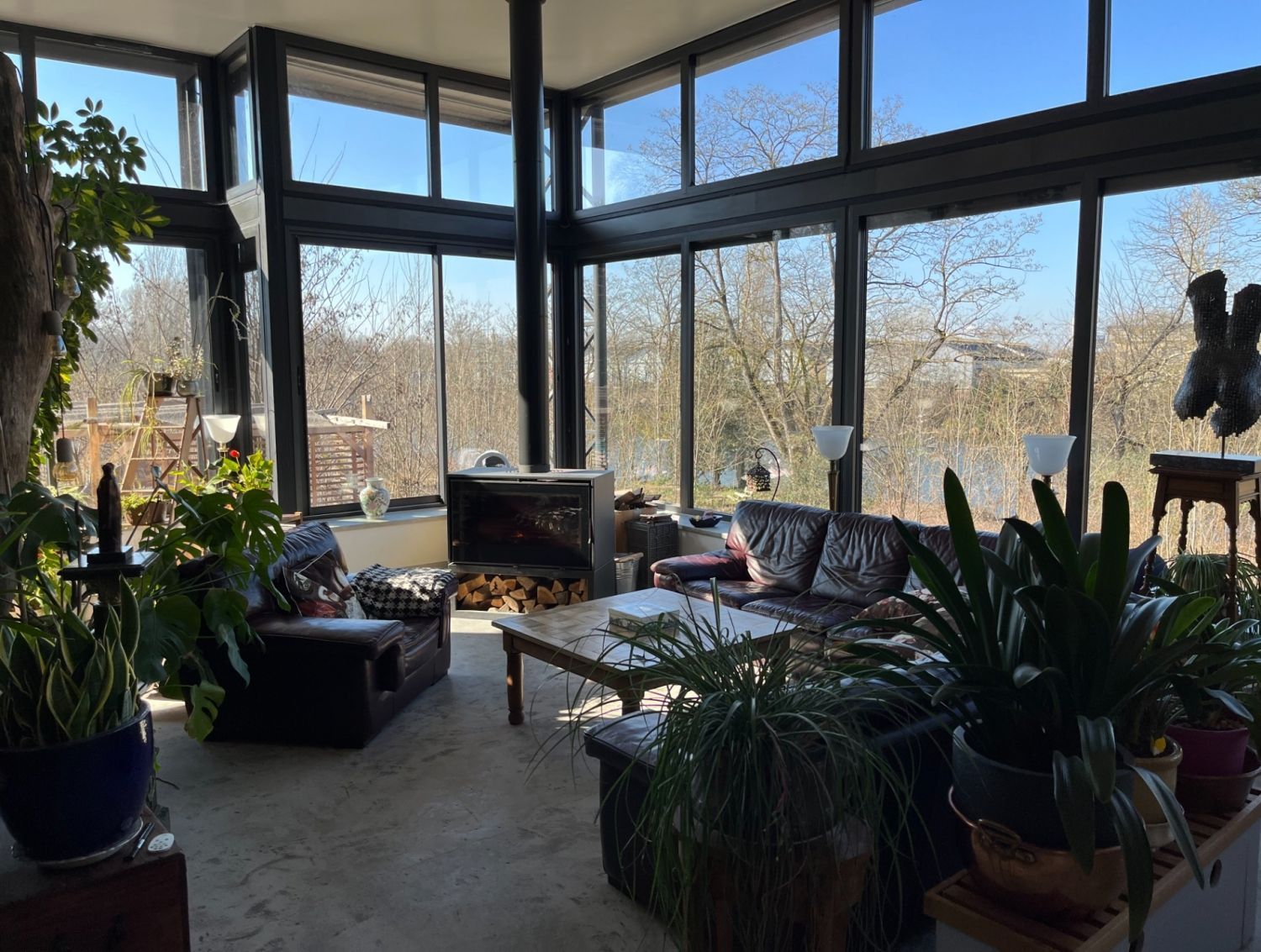 Loft and swimming pool