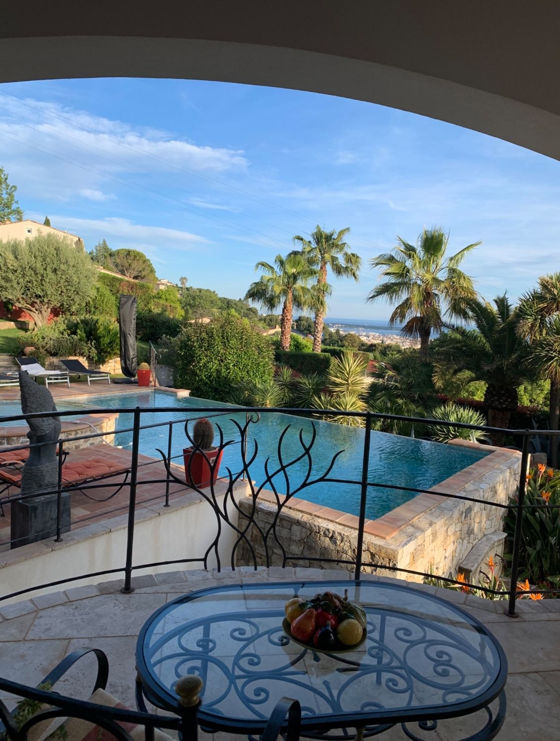 Terrace with sea view