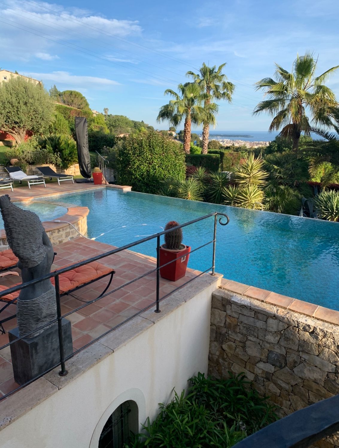 Terrace with sea view
