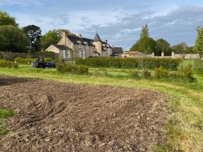 Park with swimming pool and summer kitchen