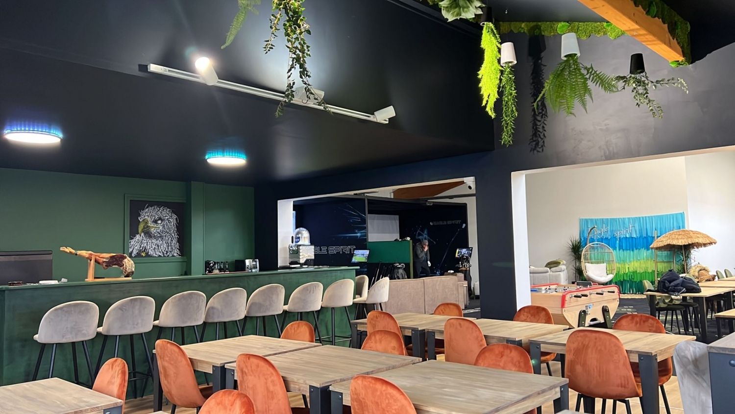 Salon intérieur du golf