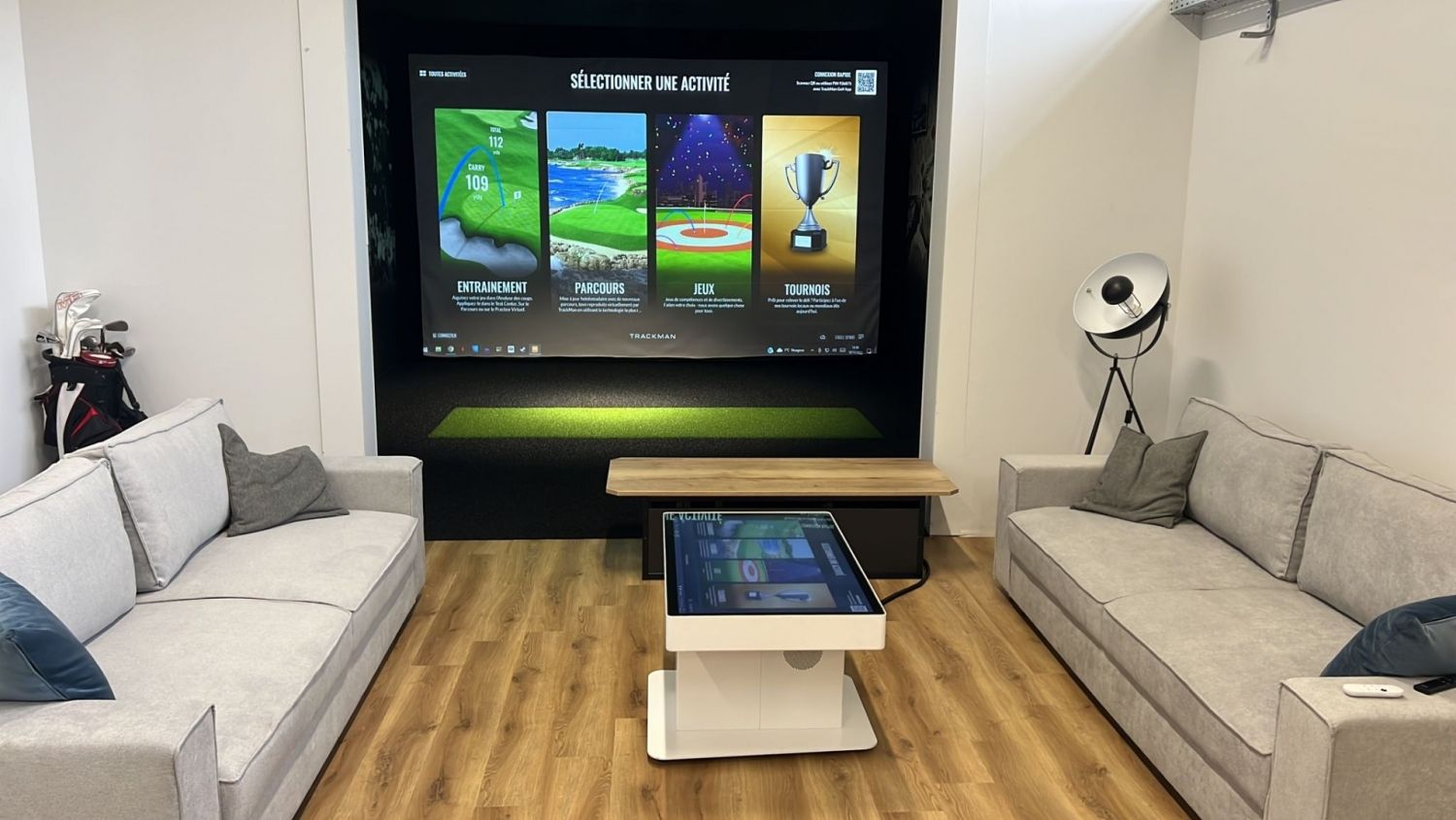 Salon intérieur du golf