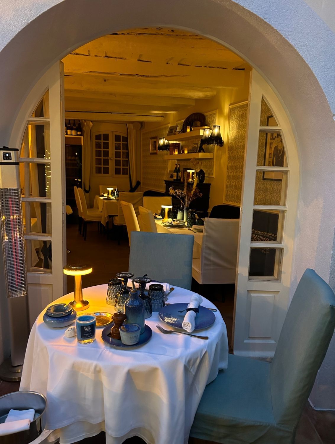 Superb garden restaurant in the heart of Saint Tropez
