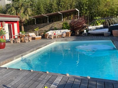 Petite hacienda avec piscine