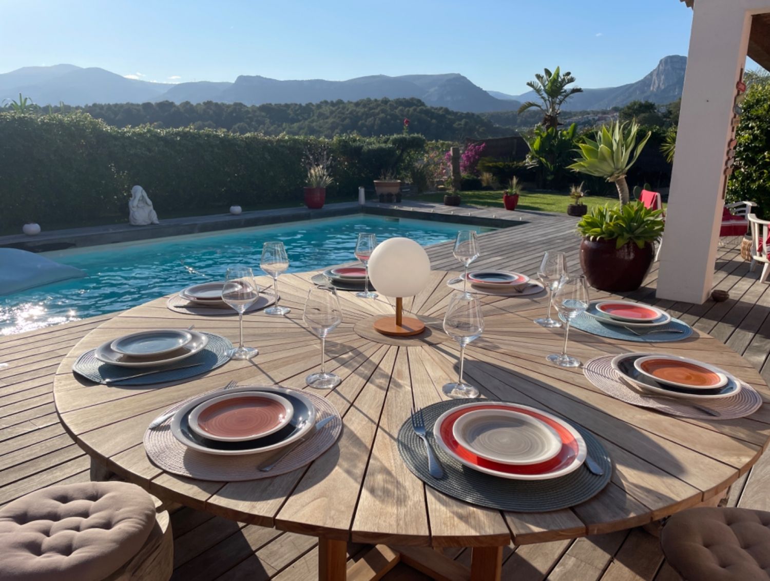 Petite hacienda avec piscine