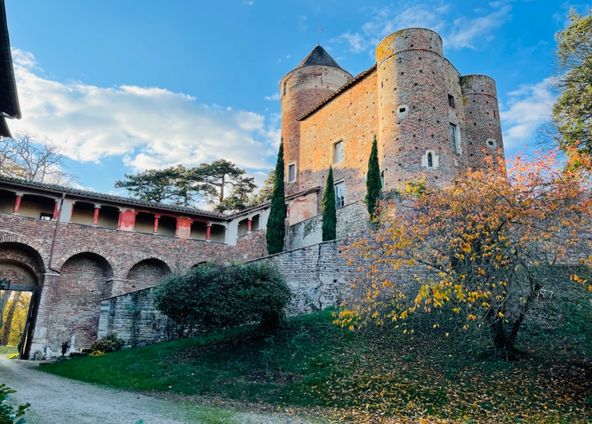 14th century castle 40 minutes from Lyon