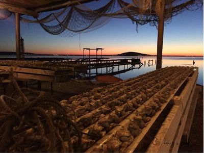 Salle de réception vue sur lagune 